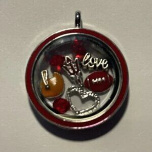 Arizona State Sun Devils NCAA Memory Charm Locket w/ 22 IN chain NEW